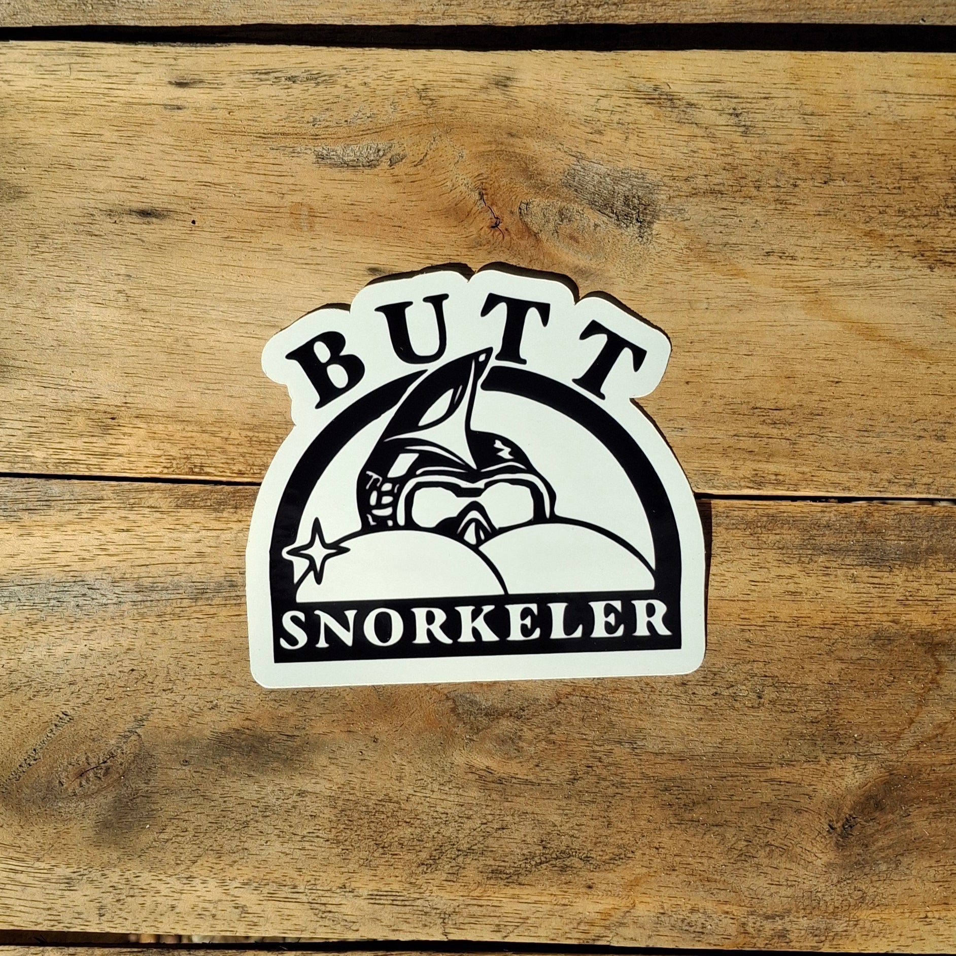 ButtSnorkeler Sticker