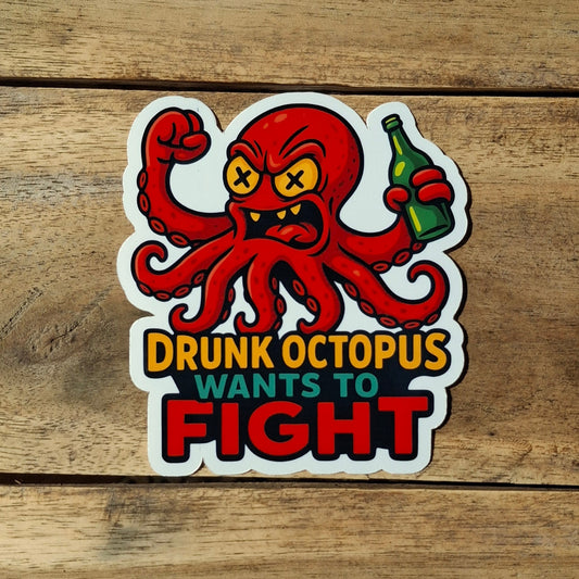 Drunk Octopus Wants Fight