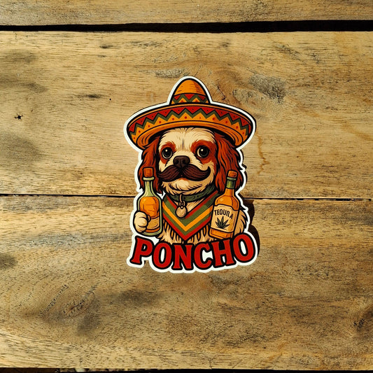 Poncho Sticker